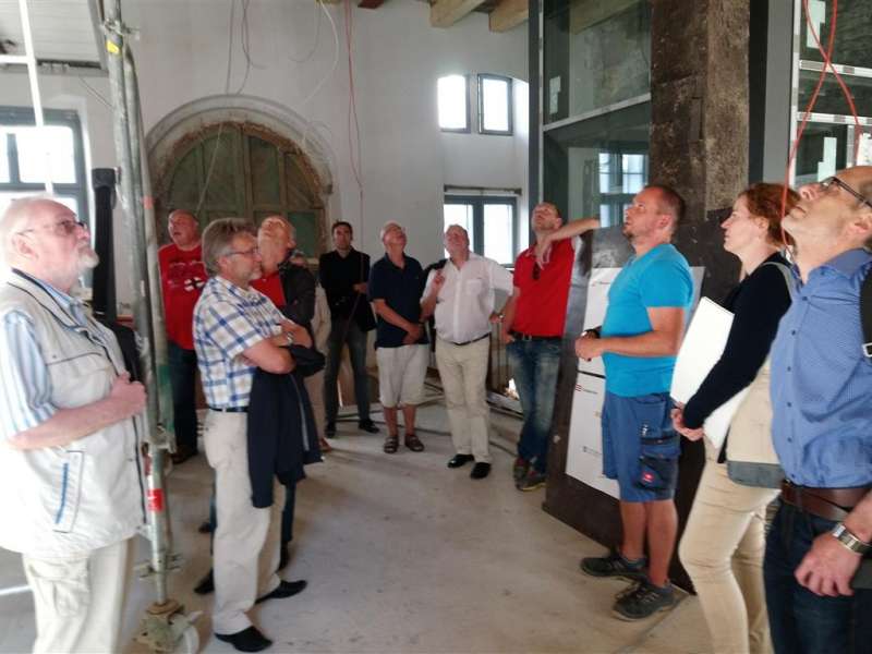 Besuch der Baustelle Stadtgeschichtliches Museum Wismar 05.07.2017