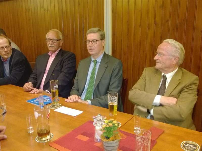 Es besucht uns der Stadtpräsident aus Schwerin
Herr Nolte im September 2015